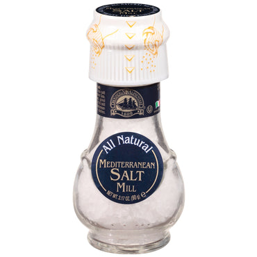 Drogheria & Alimentari, All Natural Mediterranean Salt Mill, 3.18 oz (90 g)