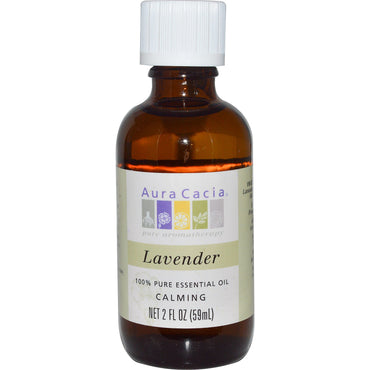 Aura Cacia, 100 % reines ätherisches Öl, Lavendel, 2 fl oz (59 ml)