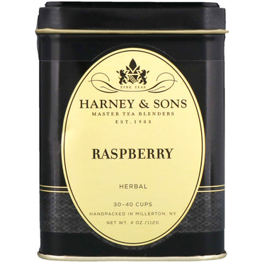 Harney &amp; Sons, té de hierbas de frambuesa, sin cafeína, 4 oz