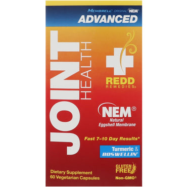 Redd Remedies, Joint Health Advanced, 60 capsules végétariennes