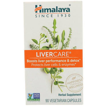 Himalaya, LiverCare, 90 capsules végétariennes