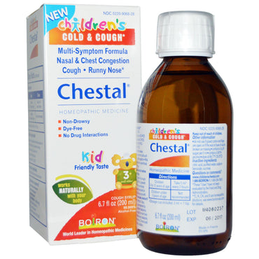 Boiron, Chestal, raffreddore e tosse per bambini, 6,7 fl oz (200 ml)