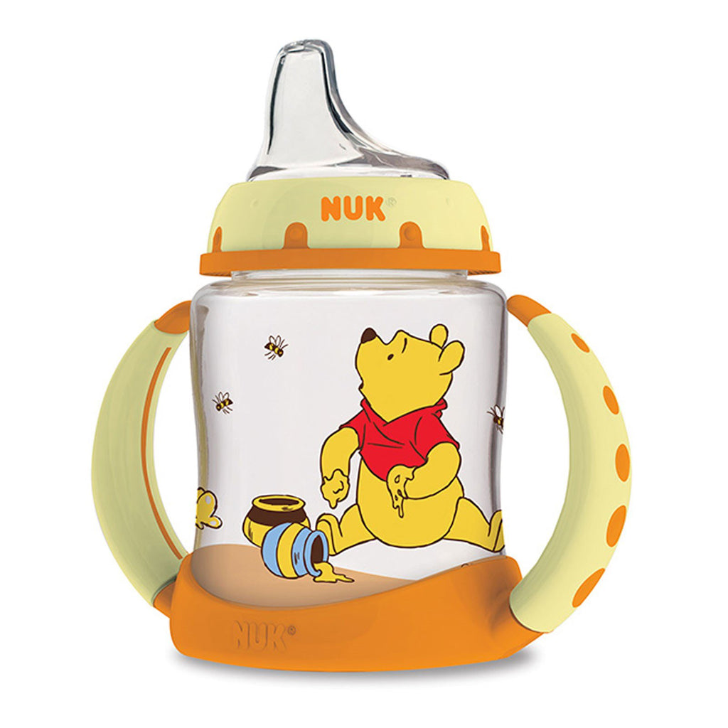 NUK, Disney Baby, Taza de aprendizaje de Winnie The Pooh, 6+ meses, 1 taza, 5 oz (150 ml)