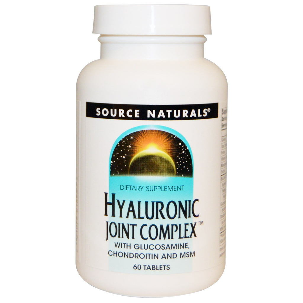 Source naturals, hyaluroniskt ledkomplex, 60 tabletter