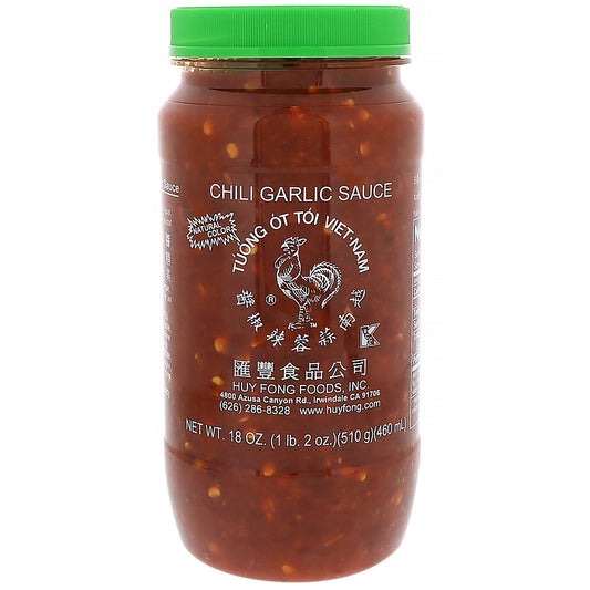 Huy Fong Foods Inc., Chili Garlic Sauce, 18 oz (510 g)