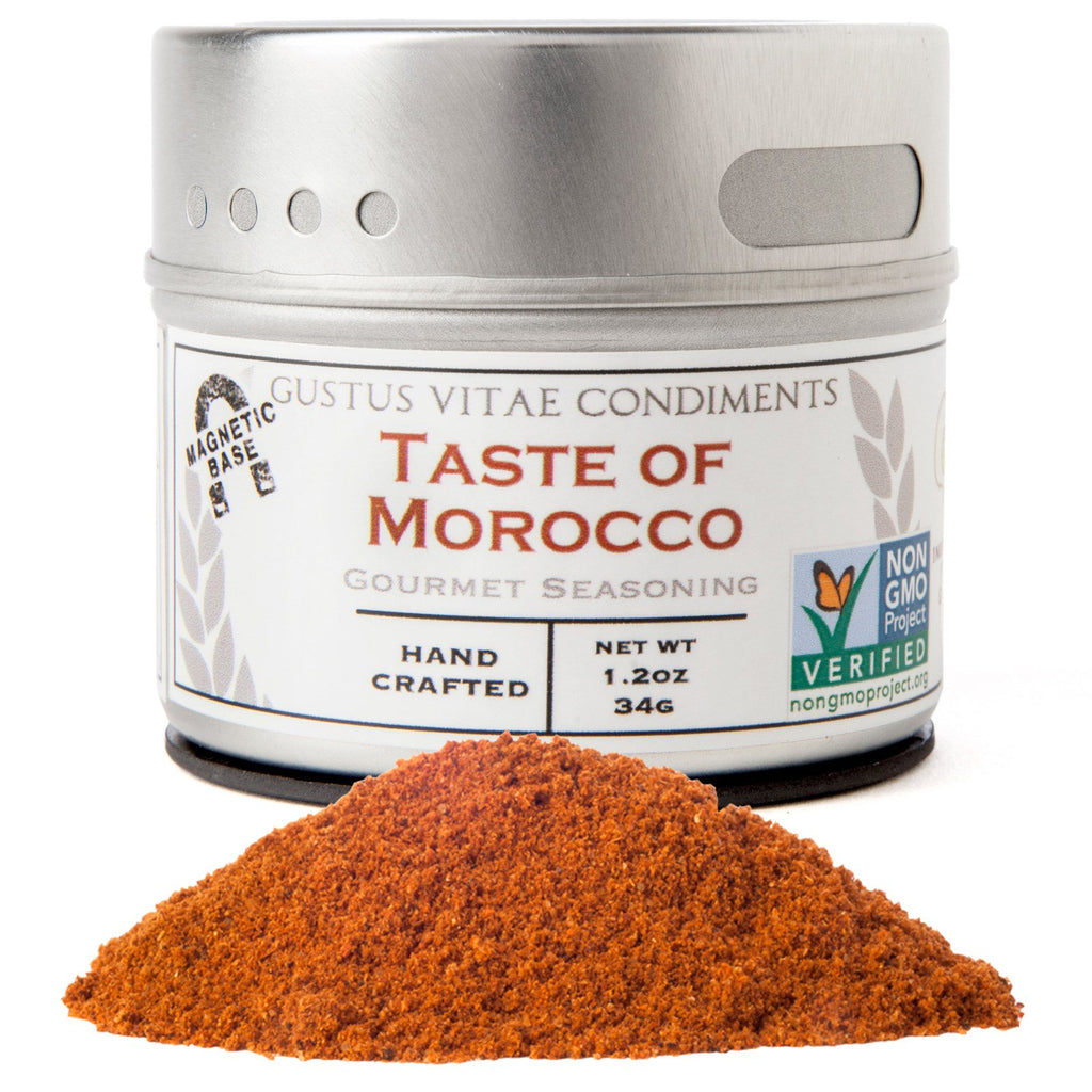 Gustus Vitae, gourmetkrydderi, smag af Marokko, 1,2 oz (34 g)