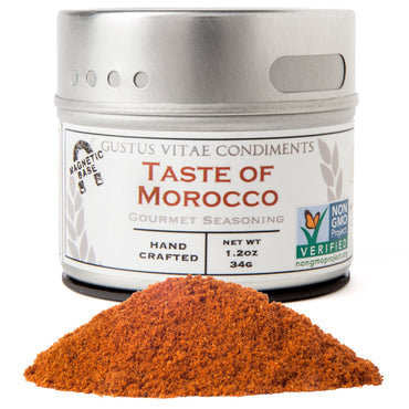 Gustus Vitae, Gourmet Seasoning, Taste of Morocco, 1.2 oz (34g)