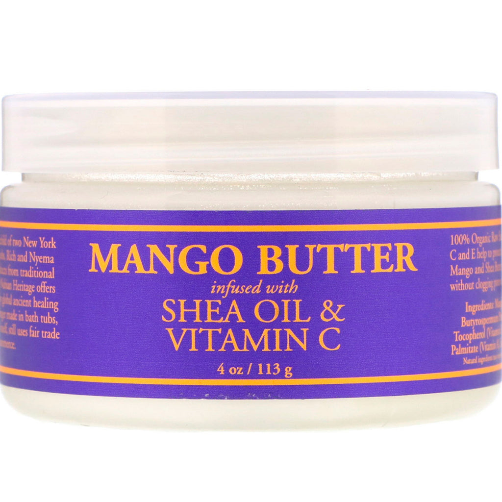 Nubian Heritage, Mango Butter Infused with Shea Oil & Vitamin C, 4 oz (113 g)