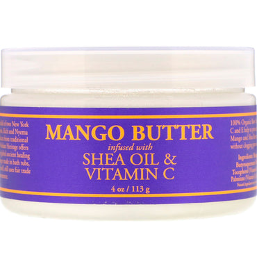 Nubian Heritage, Mango Butter Infused with Shea Oil & Vitamin C, 4 oz (113 g)
