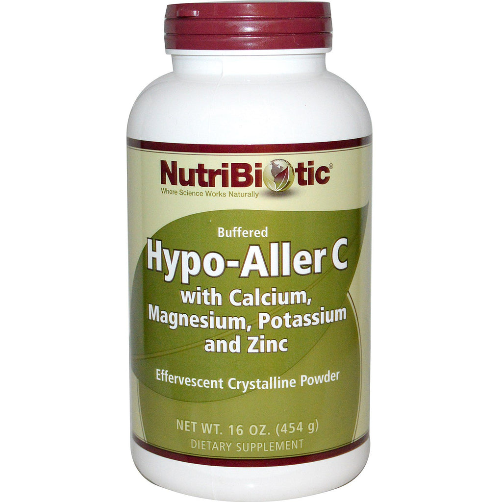 NutriBiotic, Hypo-Aller C, buforowany, musujący, krystaliczny proszek, 16 uncji (454 g)