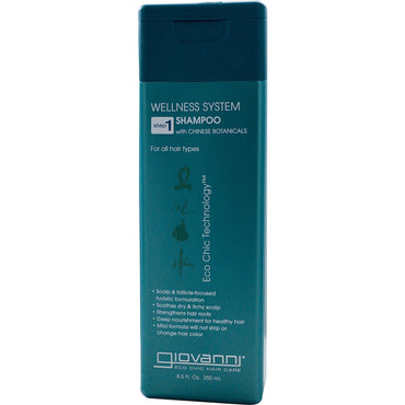 Giovanni, Wellness System Shampoo with Chinese Botanicals, Step 1, 8.5 fl oz (250 ml)