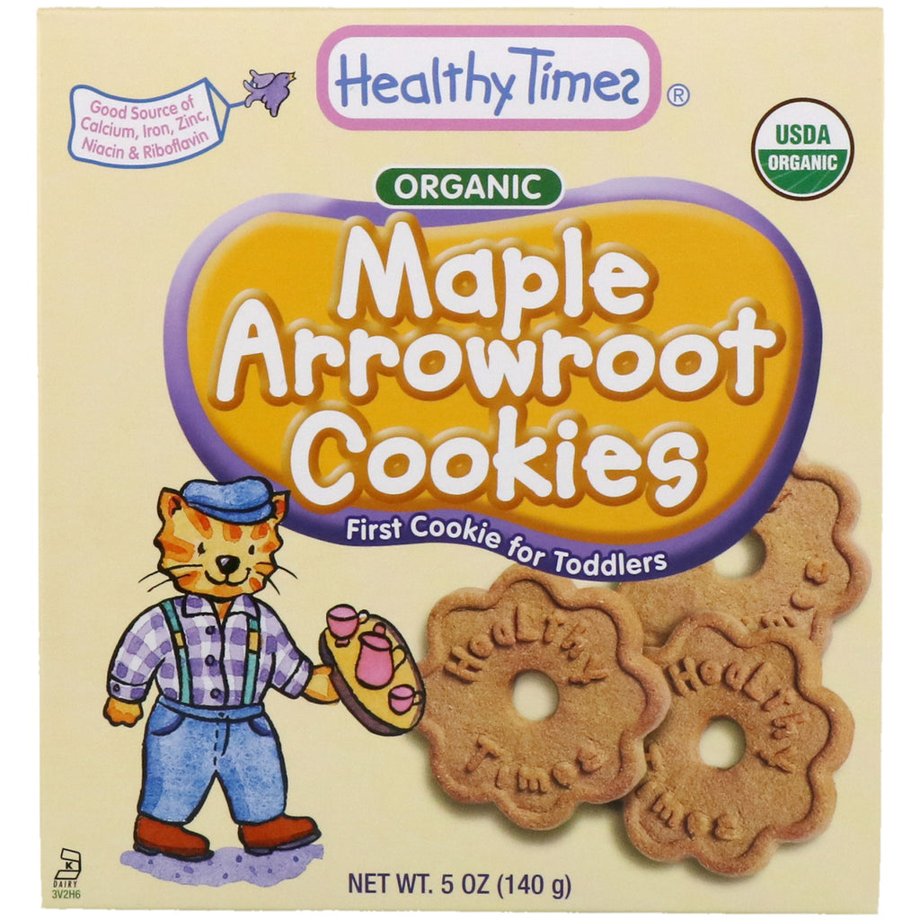 Healthy Times Arrowroot Cookies Érable 5 oz (140 g)