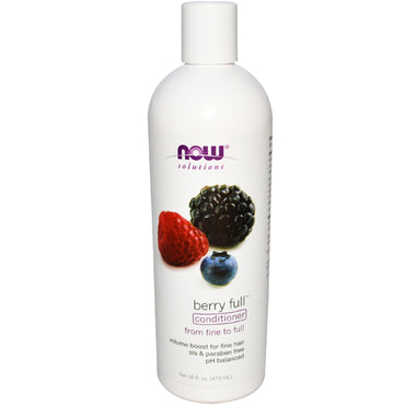 Now Foods, Solutions, Après-shampooing Berry Full, 16 fl oz (473 ml)