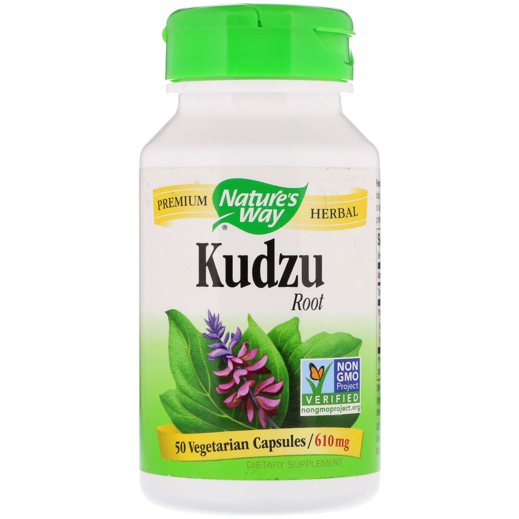 Nature's Way, Raiz de Kudzu, 610 mg, 50 Cápsulas Vegetarianas
