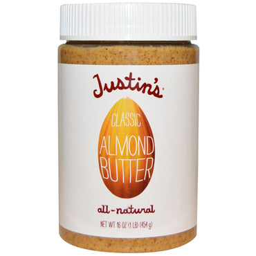 Justin's Nut Butter, Classic Almond Butter, 16 oz (454 g)