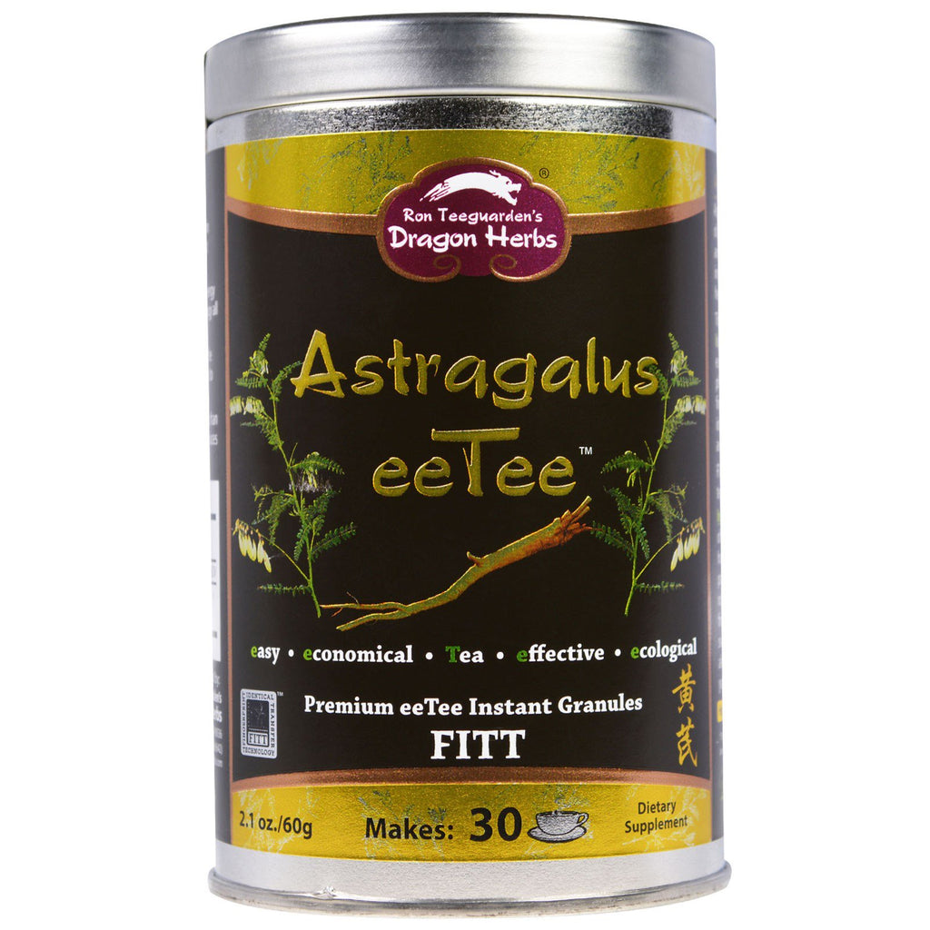 Dragon Herbs, Astrágalo eeTee, gránulos instantáneos de eeTee premium, 2,1 oz (60 g)
