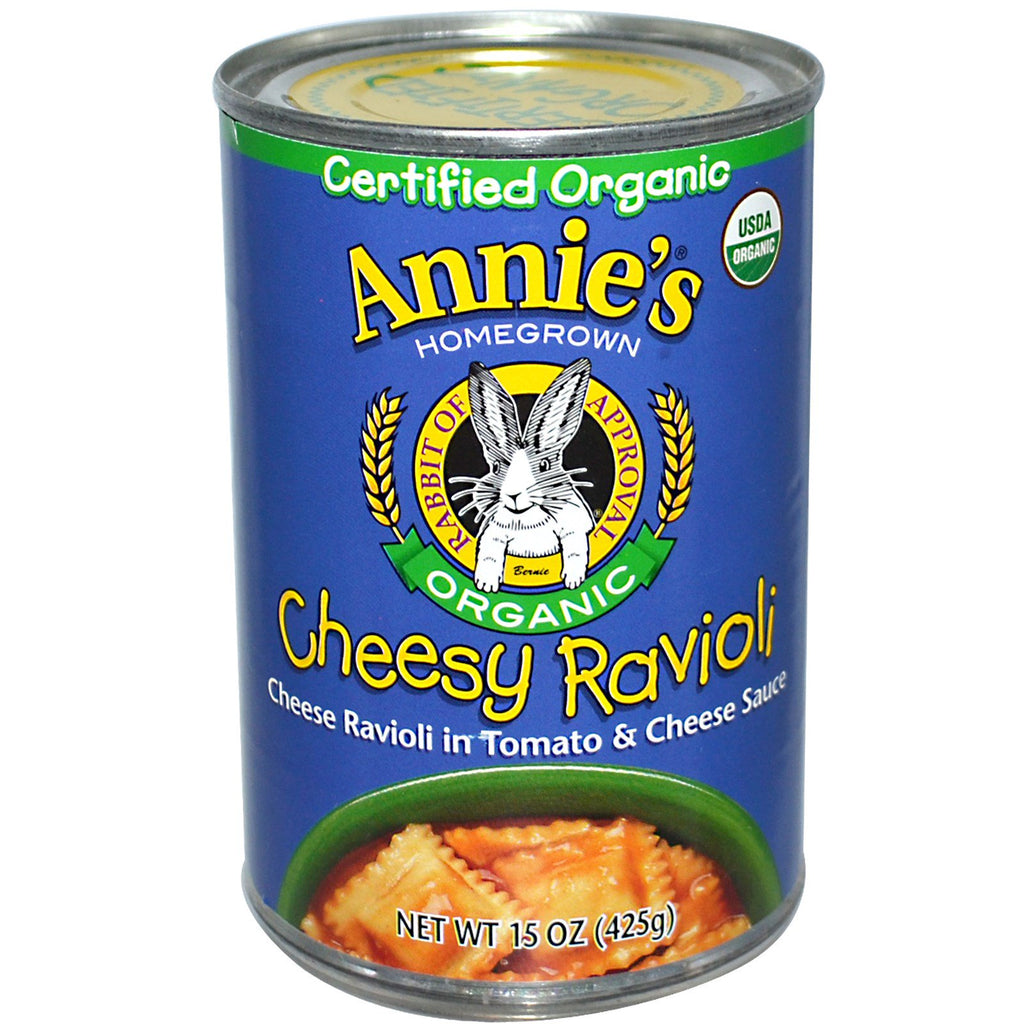 Annie's Homegrown Cheesy Ravioli 15 ออนซ์ (425 กรัม)
