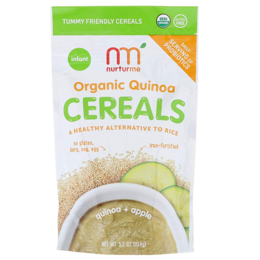 NurturMe Quinoa Cereal Quinoa + Maçã Infantil 104 g (3,7 oz)