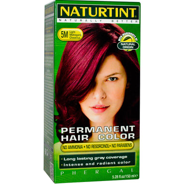 Naturtint, Permanent Hair Color, 5M Light Mahogany Chestnut, 5.28 fl oz (150 ml)