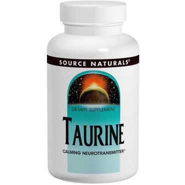 Source Naturals, Taurine, 500 mg, 120 comprimés