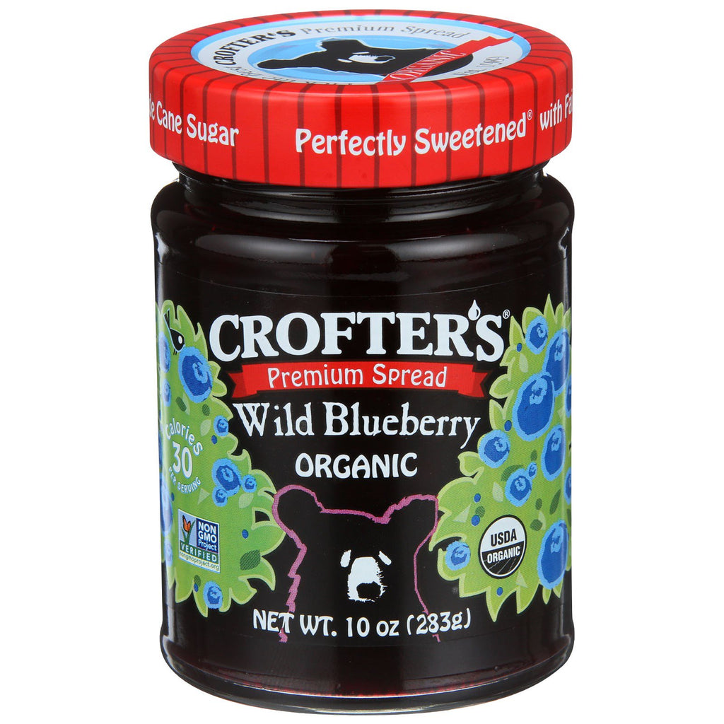 Crofter's , , Premium Spread, Wild Blueberry, 10 oz (283 g)