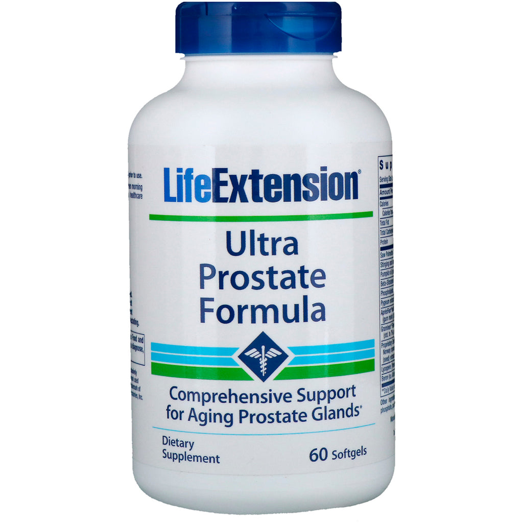 Livsforlengelse, ultra naturlig prostata, 60 softgels