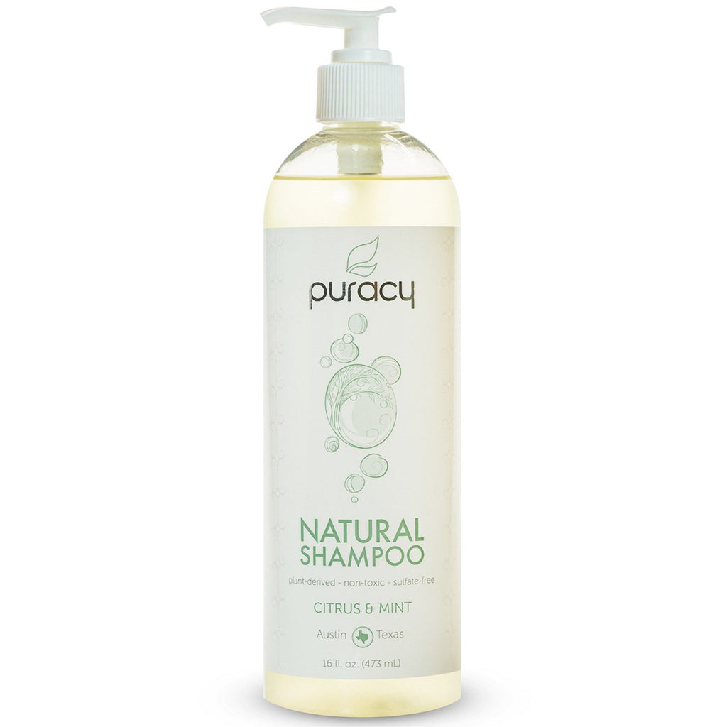 Puracy, Shampoo Natural, Cítricos e Menta, 473 ml (16 fl oz)