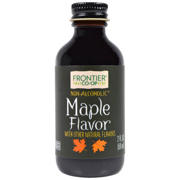 Frontier Natural Products, Maple Flavor, Alkoholfri, 2 fl oz (59 ml)