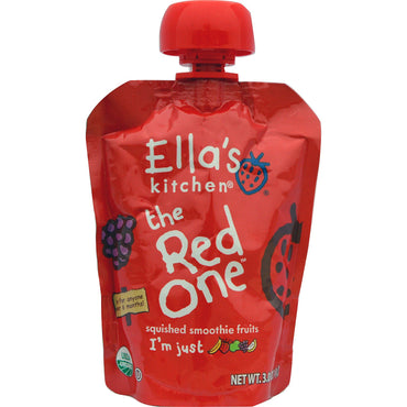 Ella's Kitchen The Red One Squished Smothie Fruits 3 oz (85 גרם)