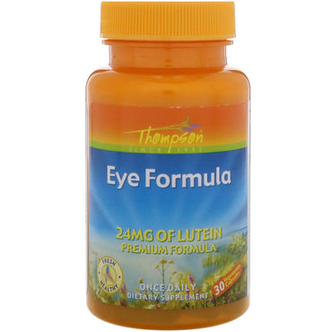 Thompson, Eye Formula, 30 Vegetarian Capsules