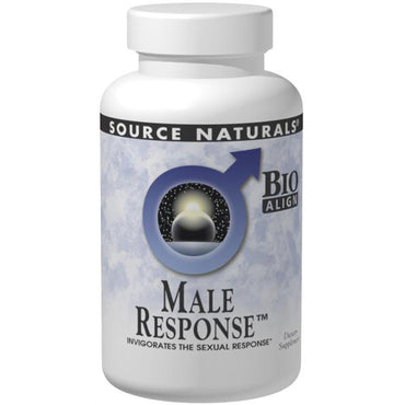 Source naturals, réponse masculine, 90 comprimés