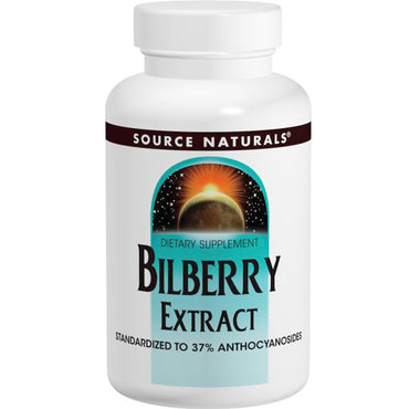 Source Naturals, blåbærekstrakt, 50 mg, 120 tabletter