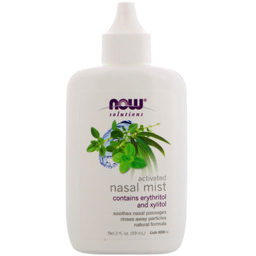 Now Foods, Solutions, Activated Nasal Mist, 2 fl oz (59 מ"ל)