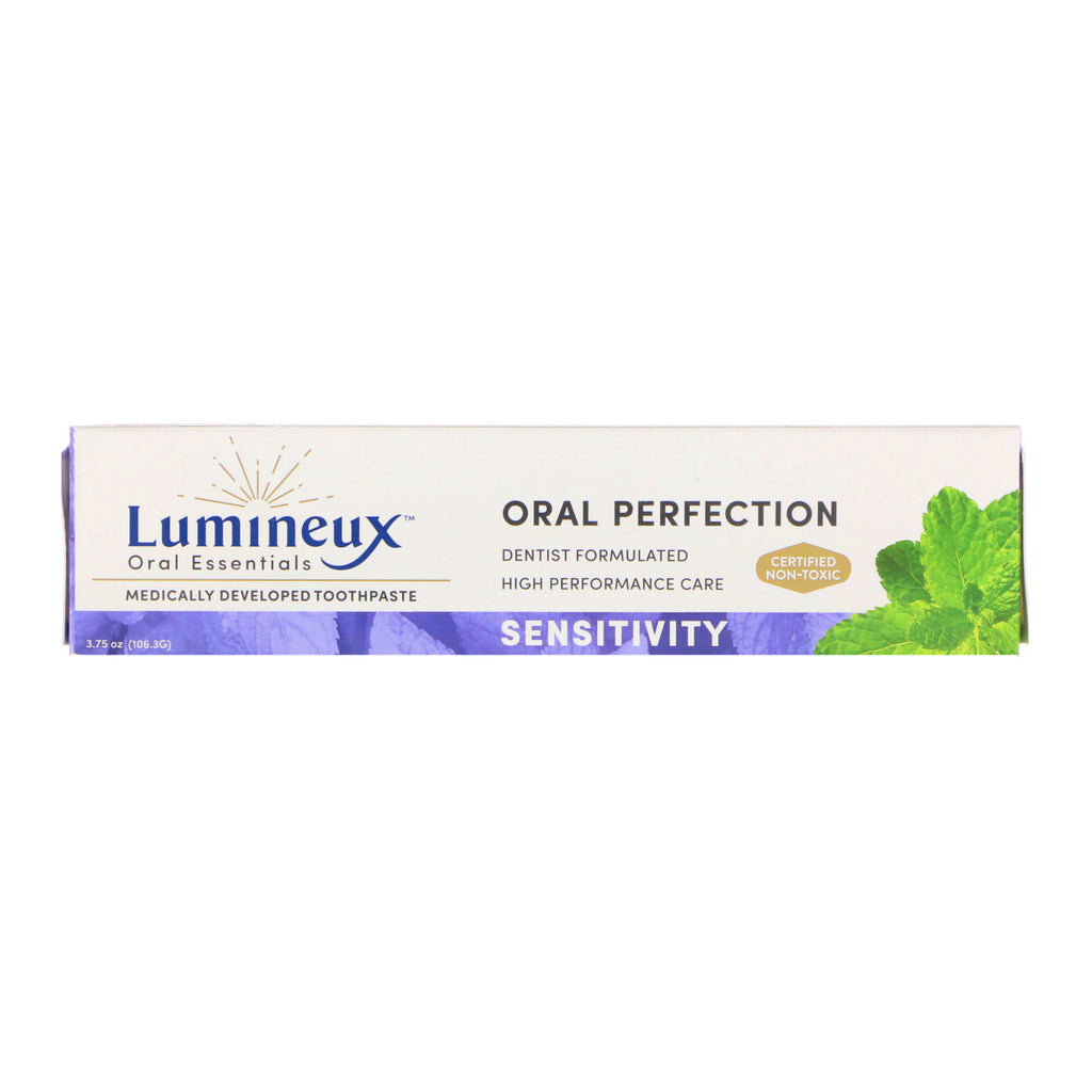 Oral Essentials, Lumineux, dentifrice développé médicalement, sensibilité, 3,75 oz (106,3 g)
