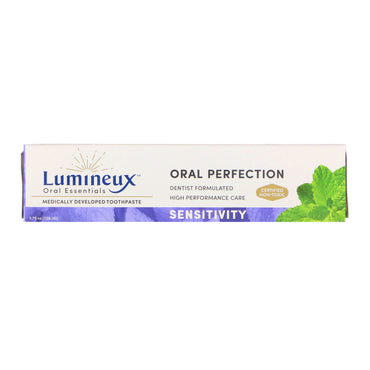 Oral Essentials, Lumineux, dentifrice développé médicalement, sensibilité, 3,75 oz (106,3 g)