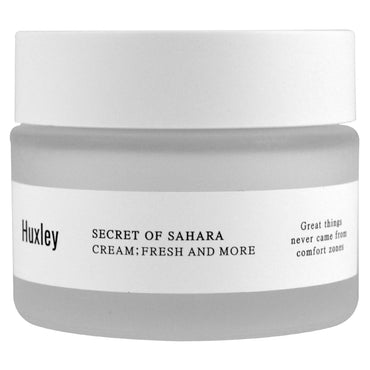Huxley, Secret of Sahara, Fresh and More Cream, 1.69 fl oz (50 ml)