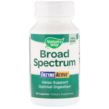 Nature's Way, Broad Spectrum Formula, Enzyme Active, 90 Capsules