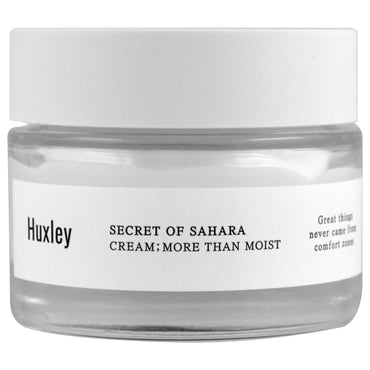 Huxley, Secret of Sahara, Crème plus qu'humide, 50 ml