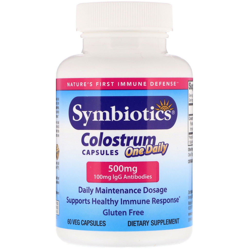 Simbiotice, Colostru One Daily, 500 mg, 60 capsule vegetale