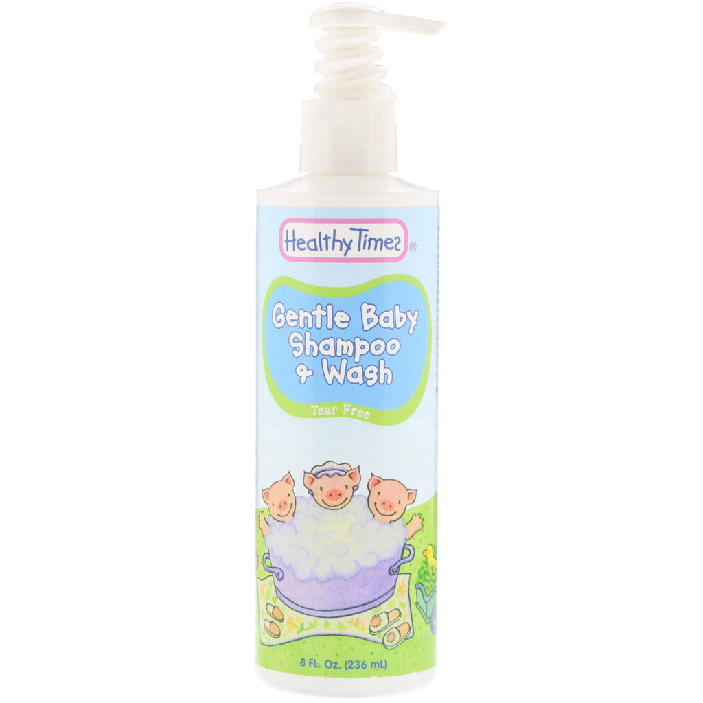 Healthy Times, Gentle Baby, Shampoing et nettoyant, Sans déchirures, 8 fl oz (236 ml)