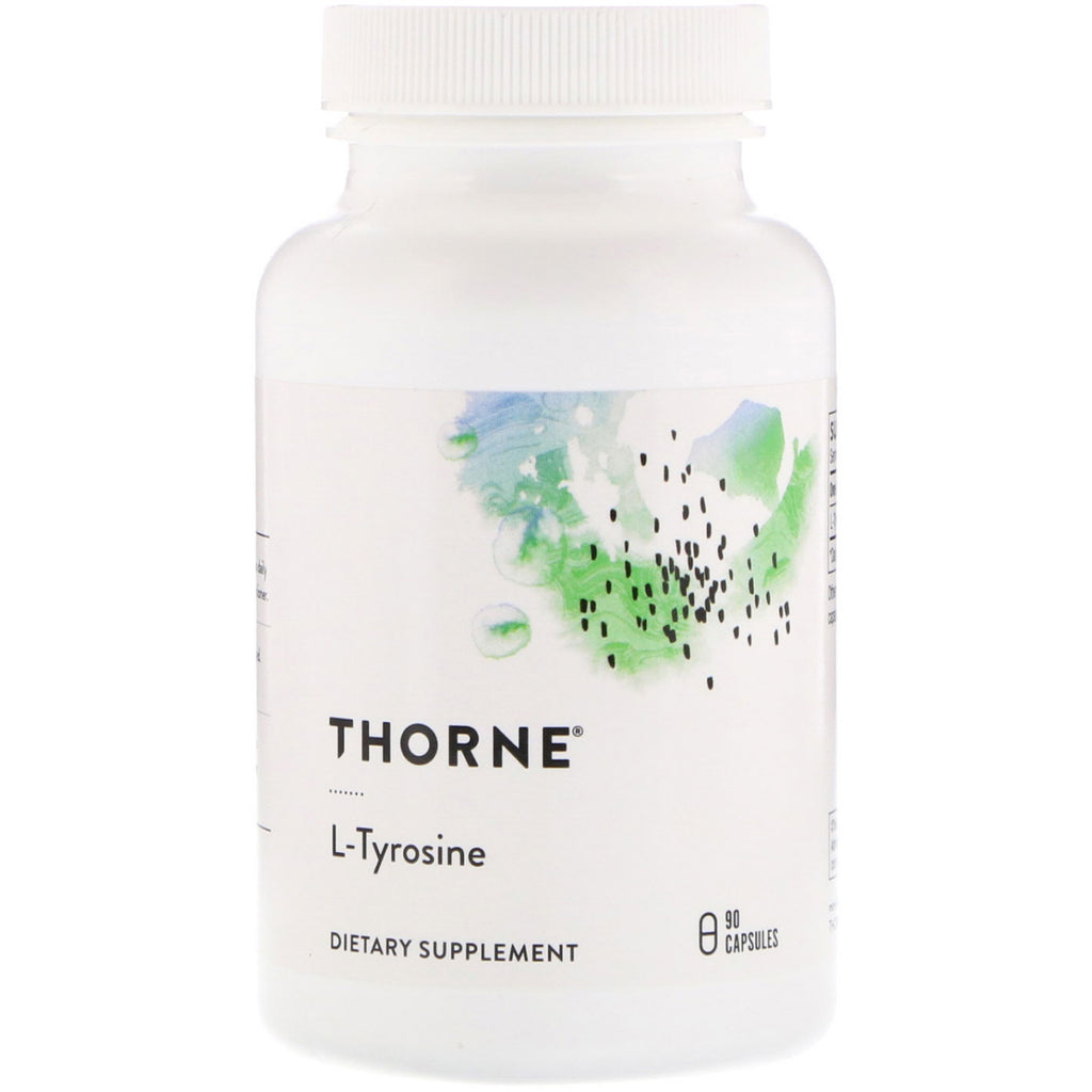 Thorne research, l-tirozină, 90 capsule
