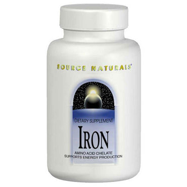 Source Naturals、鉄、25 mg、250 錠