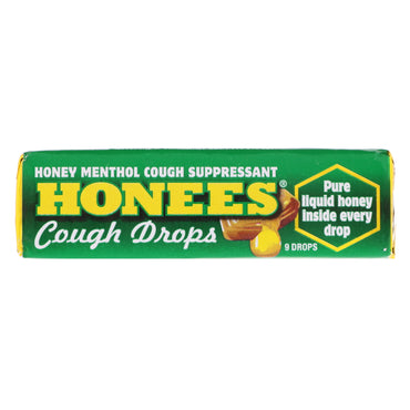 Honees, pastilhas para tosse com mentol e eucalipto, 9 gotas