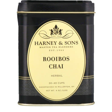 Harney & Sons, Rooibos Chai, Caffeine Free, 4 oz