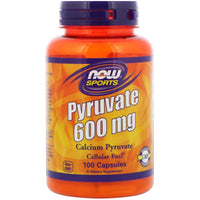 Now Foods, Pyruvate, 600 mg, 100 Capsules