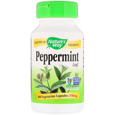 Nature's Way, Peppermint Leaf, 350 mg, 100 Vegetarian Capsules