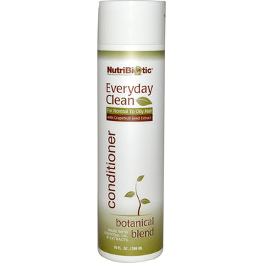 NutriBiotic, Everyday Clean, Après-shampooing, Mélange botanique, 10 fl oz (296 ml)