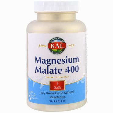 Kal, magnesiummalat 400, 90 tabletter