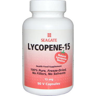 Seagate, licopeno-15, 15 mg, 90 cápsulas V
