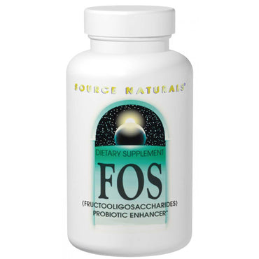 Source Naturals, FOS, (Fructooligosaccharides), 100 Tablets